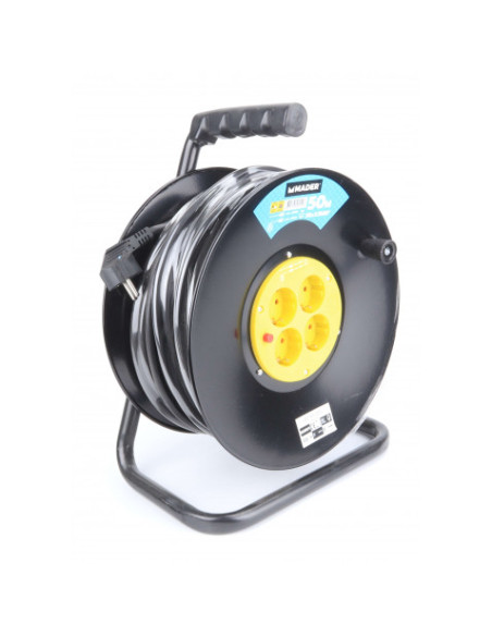 ENROLLADOR DE CABLE METALICO 50M 3X2.5MM