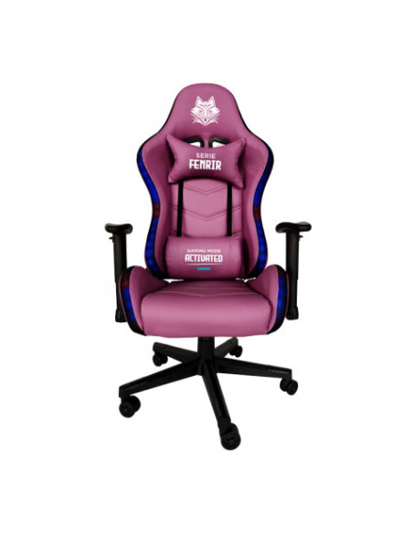 SILLA GAMING RGB SERIE FENRIR VIOLETA CROMAD