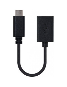 CABLE 15CM TIPO C MACHO A USB HEMBRA OTG NANOCABLE