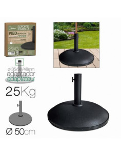 SOPORTE PARA SOMBRILLA CEMENTO NEGRO 25 kg