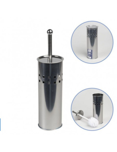 ESCOBILLERO WC INOX ZEUS