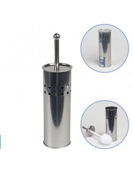 ESCOBILLERO WC INOX ZEUS