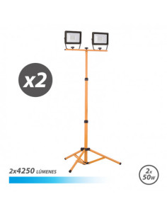 FOCO LED TRIPODE 2 X 50W 6500K ELBAT