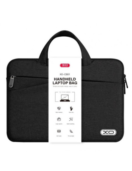 MALETÍN EJECUTIVO PARA PORTÁTILES HASTA 14\" CB01GR NEGRO XO