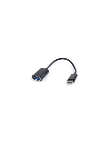 Gembird AB-OTG-CMAF2-01 cable gender changer USB Type-C USB tipo A Negro