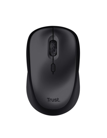 MALETIN TRUST BOLOGNA 16 BLACK + RATON WIRELESS SILENT BLACK