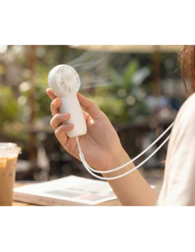 MINI VENTILADOR DE MANO BLANCO MF105 XO