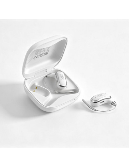 AURICULARES BLUETOOTH CON GANCHO FINO BLANCO G61 XO