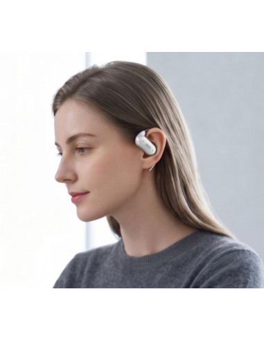 AURICULARES BLUETOOTH CON GANCHO FINO BLANCO G61 XO