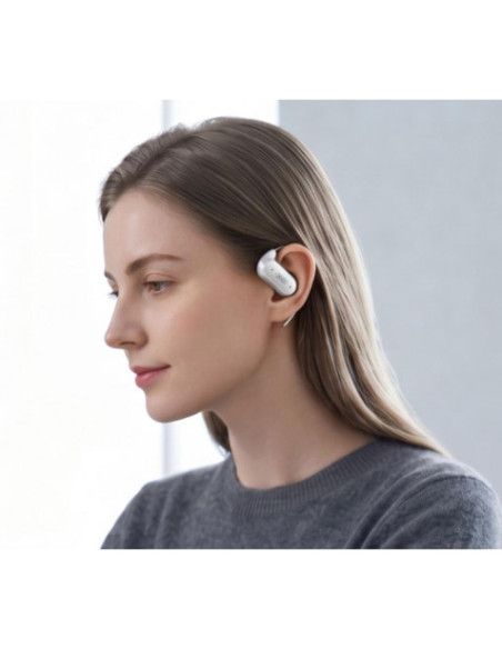 AURICULARES BLUETOOTH CON GANCHO FINO BLANCO G61 XO