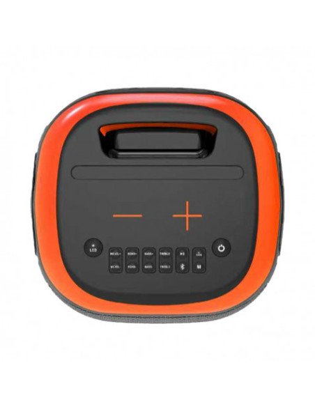 ALTAVOZ KARAOKE PORTATIL COOLSOUND BLAST PUMP 2X6.5\" 350W NARANJA