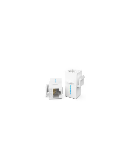 Vention Adaptador Conector RJ45 VDD-B07-W Cat5 UTP/ RJ45 Hembra - RJ45 Hembra/ Blanco