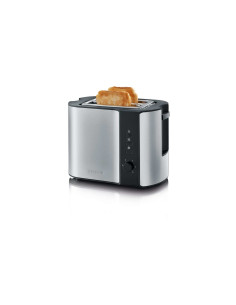 Severin 2589 2 rebanada(s) 800 W Negro, Acero inoxidable