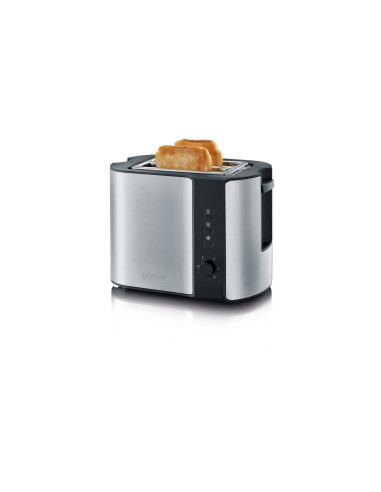 Severin 2589 2 rebanada(s) 800 W Negro, Acero inoxidable