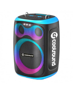 ALTAVOZ KARAOKE PORTATIL COOLSOUND BLAST 8\" 300W AZUL 2