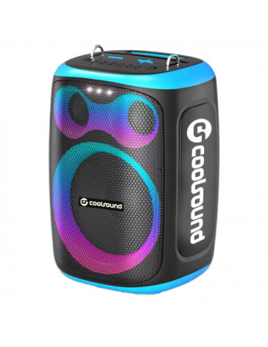 ALTAVOZ KARAOKE PORTATIL COOLSOUND BLAST 8\" 300W AZUL