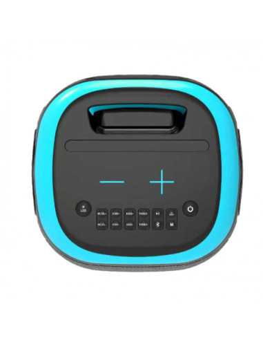 ALTAVOZ KARAOKE PORTATIL COOLSOUND BLAST 8\" 300W AZUL