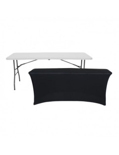 FUNDA PARA MESA DE RESINA 240X74X74CM NEGRA SUNGARDEN 2