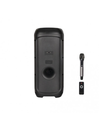 ALTAVOZ KARAOKE 40W CON MICROFONO INALAMBRICO Y RGB F70 XO