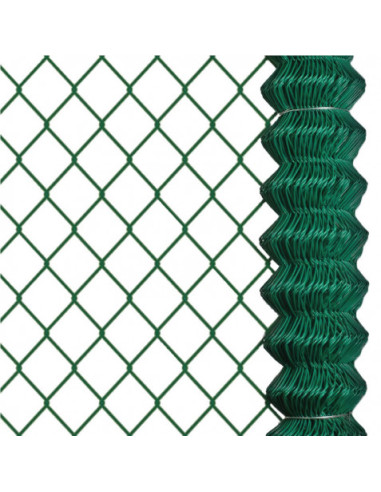MALLA DE VALLADO PLASTIFICADA 60X60X2.9MM 1.5X25 METROS SUNGARDEN