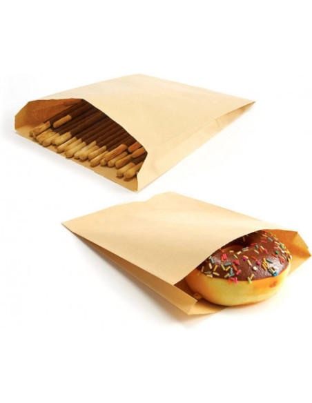 PACK 20 BOLSAS KRAFT BIODEGRADABLE 16X24CM ALGON