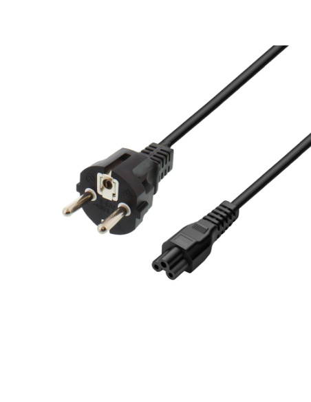 Ewent EC1907 cable de transmisión Negro 1,8 m Enchufe tipo F C5