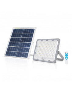 FOCO LED SOLAR 50W 1440LM + CONTROL REMOTO ELBAT