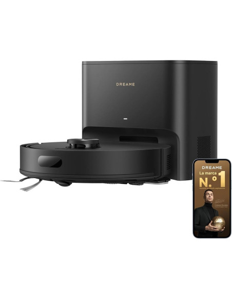 Dreame D20 Air Plus Robot Aspirador y Fregasuelos Negro