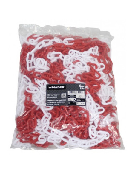 CADENA PLASTICA 6mm.X25Mtrs. MADER