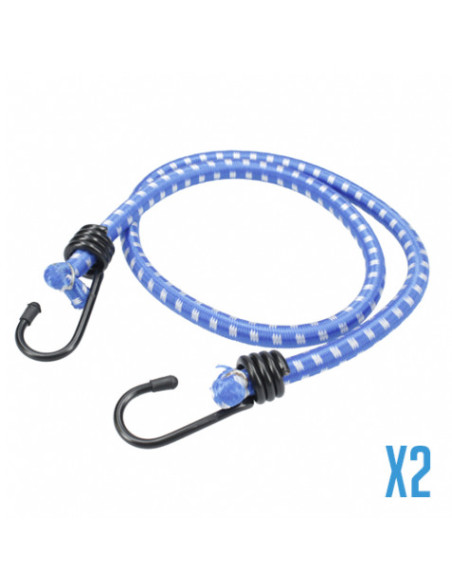 JUEGO 2 GANCHOS ELASTICOS DE GOMA 90CM X 12MM FERRESTOCK
