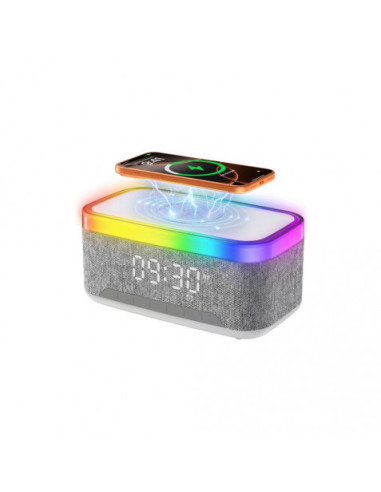 ALTAVOZ PORTATIL 5 EN 1 CON CARGA INALAMBRICA F88 XO