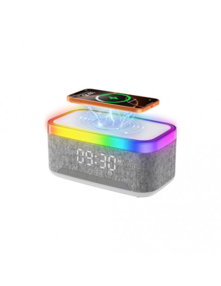 ALTAVOZ PORTATIL 5 EN 1 CON CARGA INALAMBRICA F88 XO