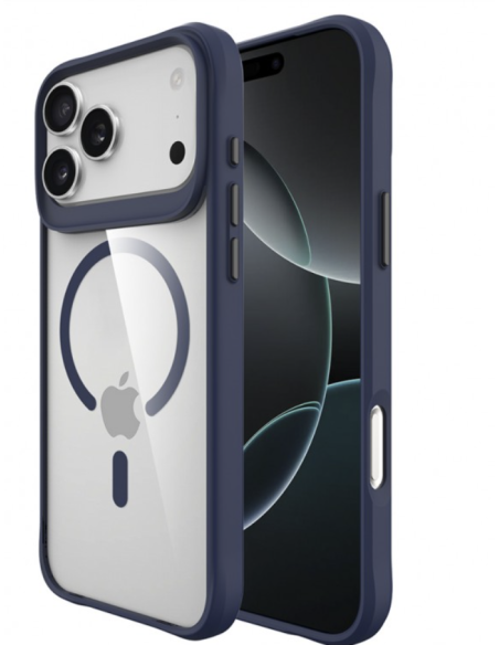 FUNDA HYBRID MAGSAFE IPHONE 17 PRO MAX / IPHONE 18 PRO MAX AZUL OSCURO