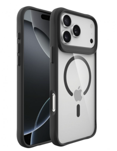 FUNDA HYBRID MAGSAFE IPHONE 17 PRO MAX / IPHONE 18 PRO MAX NEGRA