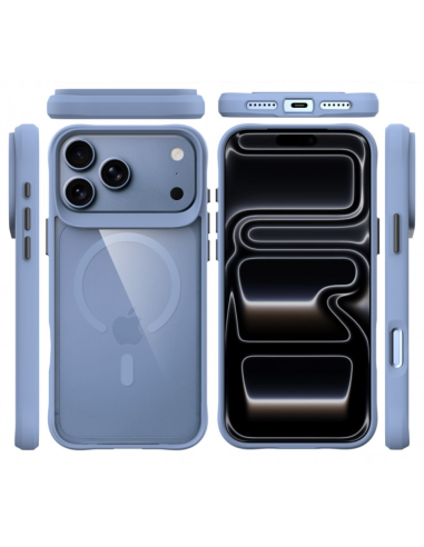FUNDA HYBRID MAGSAFE IPHONE 17 PRO / 18 PRO CELESTE