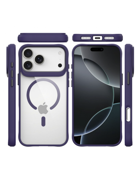 FUNDA HYBRID MAGSAFE IPHONE 17 PRO / 18 PRO LILA