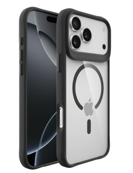 FUNDA HYBRID MAGSAFE IPHONE 17 PRO / 18 PRO NEGRA