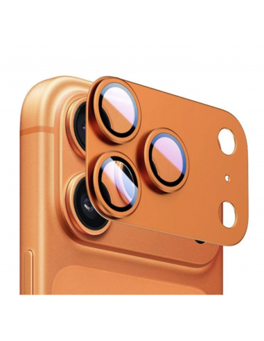 PROTECTOR DE CÁMARA IPHONE 17 PRO NARANJA
