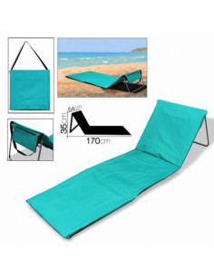COLCHONETA ABATIBLE COLOR TURQUESA 170X54X35