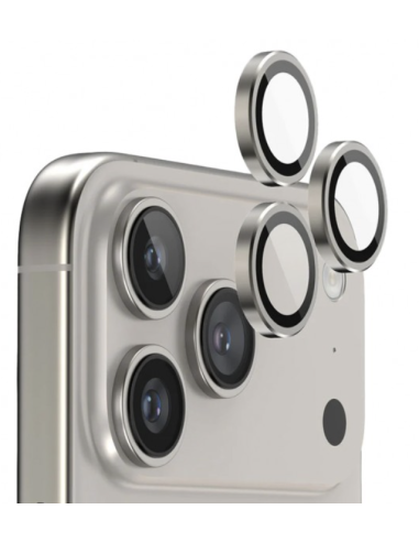 PROTECTOR DE CÁMARA CIRCULO IPHONE 17 PRO / 17 PRO MAX GRIS