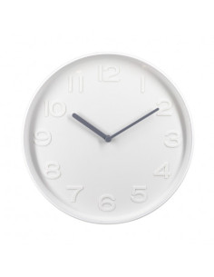 RELOJ DE PARED ALBA BLANCO 25