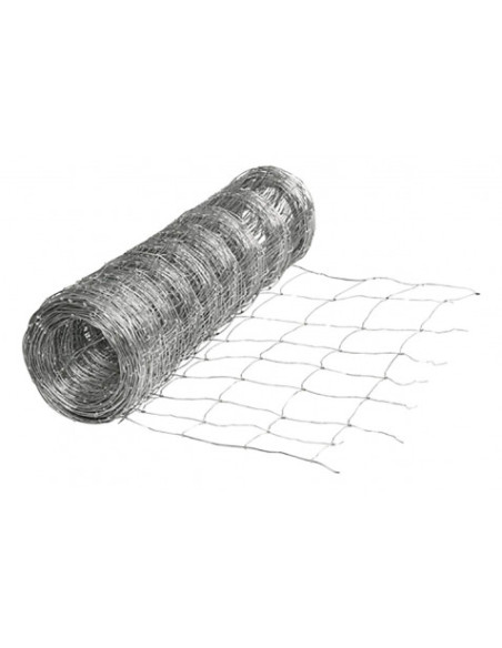 MALLA DE GANADO GALVANIZADA PREMIUM 2.4MM 1.24X50 METROS SUNGARDEN