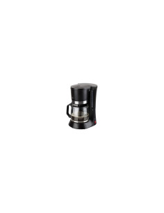 CAFETERA DE GOTEO JATA 680W HASTA 12 TAZAS FILTRO PERMANENTE JARRA DE CRISTAL PLACA CALORÍFICA ANTIADHERENTE NEGRO CA290