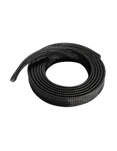 Organiador de cables en poliester aisens diametro hasta 20mm 1m negro