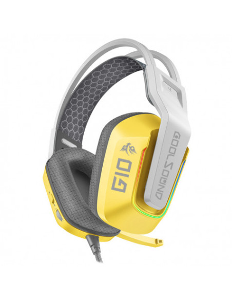 AURICULAR GAMING G10 | XBOX | PS5 | PS4 | SWITCH | PC | AMARILLO COOLSOUND