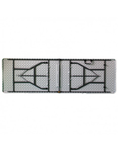 MESA DE RESINA PLEGABLE 240X74X74CM 3.5CM SUNGARDEN