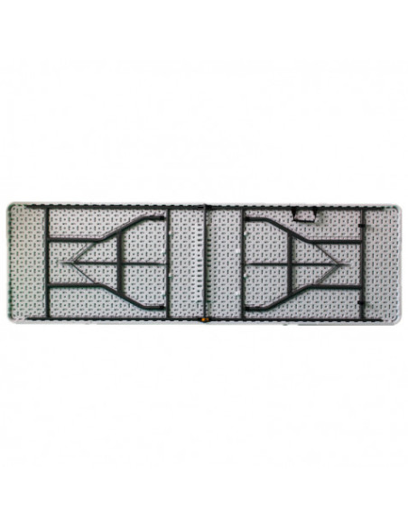 MESA DE RESINA PLEGABLE 240X74X74CM 3.5CM SUNGARDEN