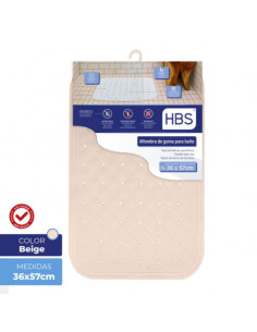 ALFOMBRA GOMA NATURAL - 450G BEIGE HBS