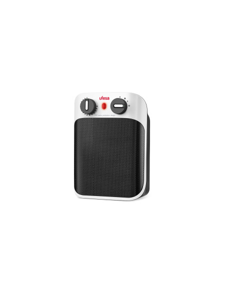 Ufesa CC1800IP calefactor eléctrico Interior Negro, Blanco 1800 W Ventilador eléctrico