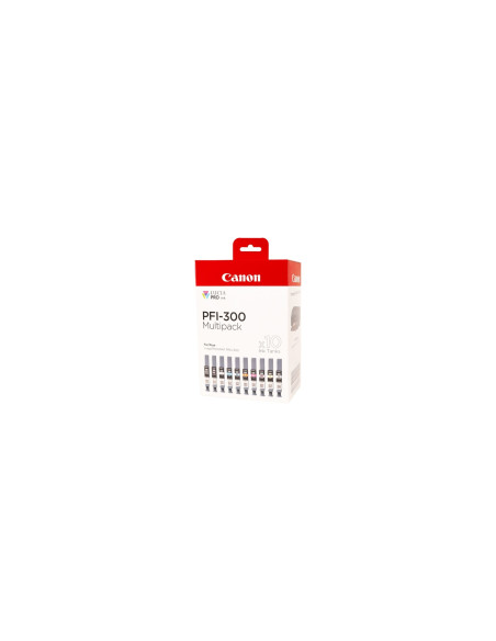 Canon PFI-300 cartucho de tinta 10 pieza(s) Original Negro, Azul,